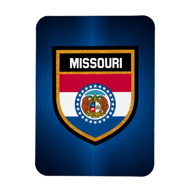 Ímã Missouri Flag (Vertical)