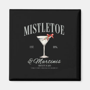 Imã Mistletoe Martinis Tail Christmas Espresso Mar