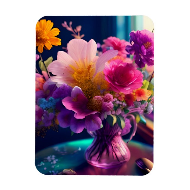 Ímã Mistura de Flores Vase 1 (Vertical)