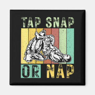 Imã Mistura de Jiu Jitsu Brasileiro Tap Snap ou Nap BJ