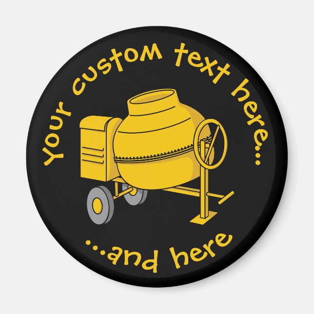 Imã Misturador de concreto (Frente)