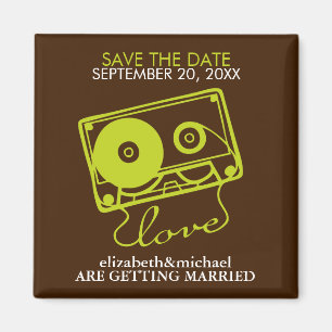 Imã Misturar fita de Love Save the Date Announments
