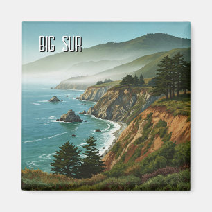 Imã Misty Big Sur California Viagem