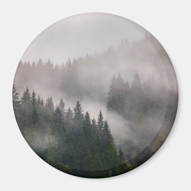 Imã Misty Forest nas montanhas (Frente)