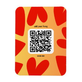 Ímã Mit individuellen persönlichen Song per QR-Code
