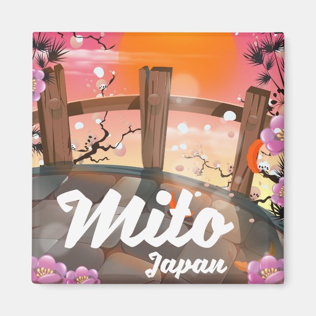Imã Mito Japão floresce poster. (Frente)
