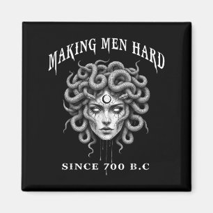 Imã Mitologia Grega Engraçada Medusa Deixando Homens D