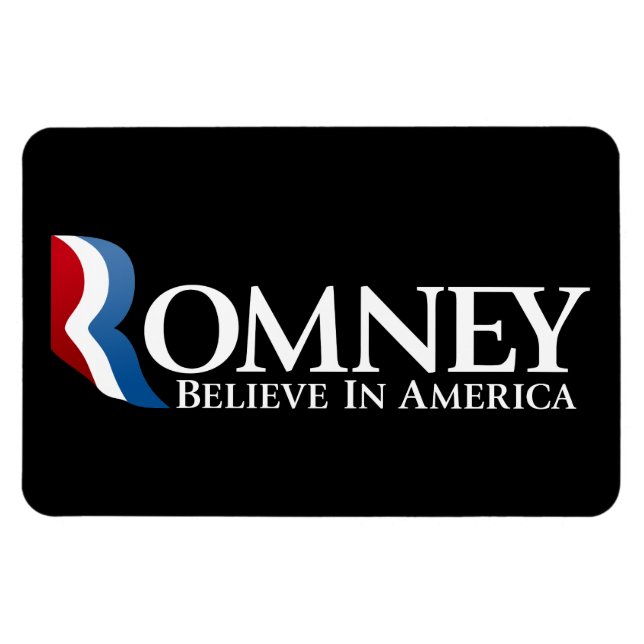 Ímã Mitt Romney 2012 - Presidente (Horizontal)