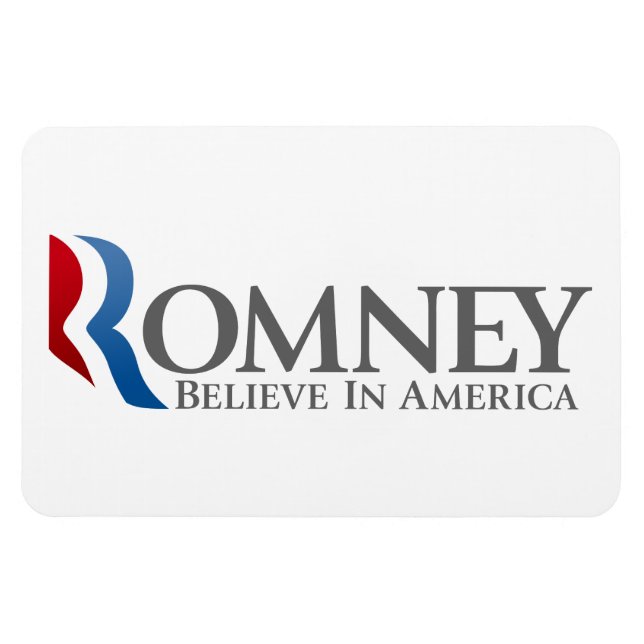 Ímã Mitt Romney 2012 - Presidente (Horizontal)