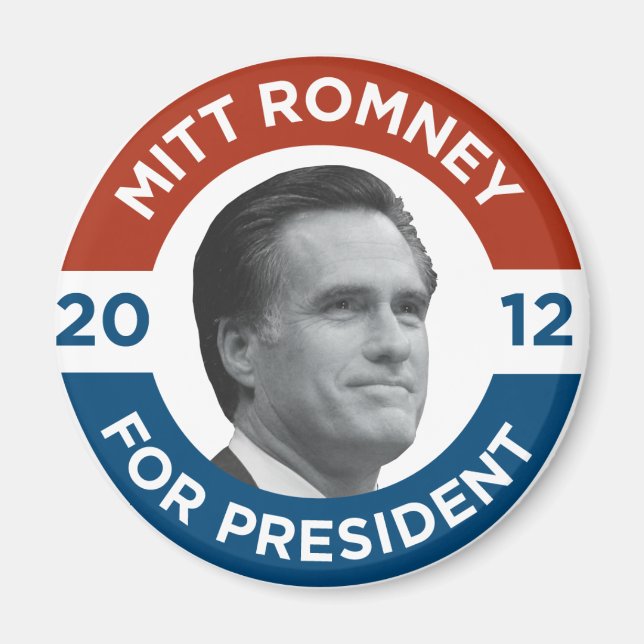 Imã Mitt Romney Para O Presidente 2012 (Frente)