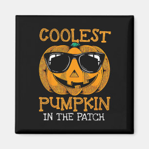 Imã Miúdo Pumpkin Mais Fresco No Patch Toddler Garotos