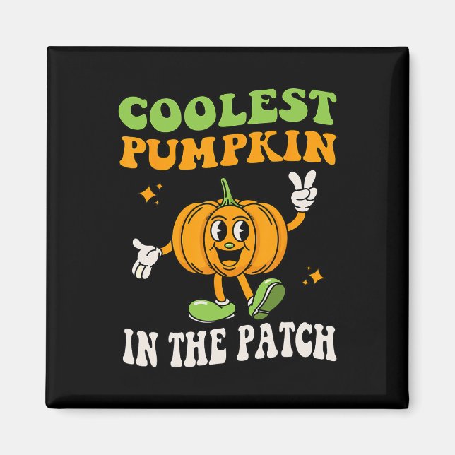Imã Miúdos Pumpkin Mais Fresco No Patch Halloween Todd (Frente)