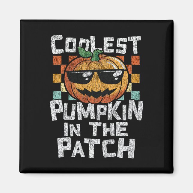 Imã Miúdos Pumpkin Mais Fresco No Patch Toddler Boys H (Frente)