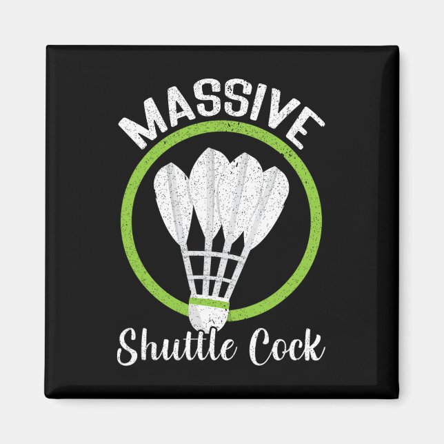 Imã Mive Shuttle Engraçado Dminton (Frente)