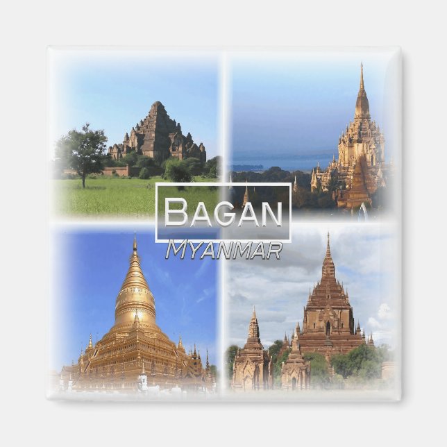 Imã MM0010 Ásia, Mianmar, Bagan, geladeira (Frente)