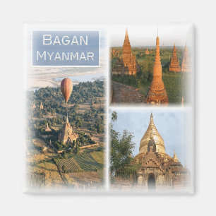 Imã MM0011 Ásia, Mianmar, Bagan, Pagoda, geladeira
