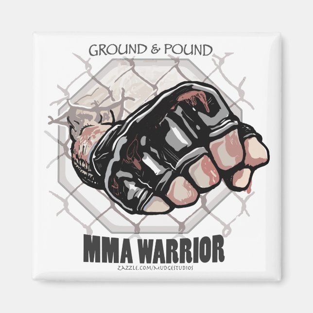 Imã MMA_fist_zazzle2 (Frente)