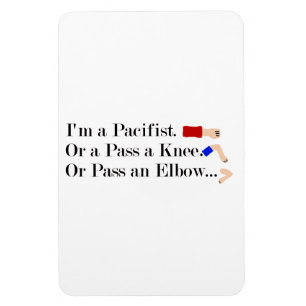 Ímã MMA Pacifist Humor Design