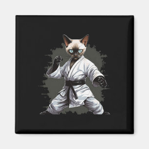 Imã Mma Siamese Cat Karate Para Homens Meninas Criança