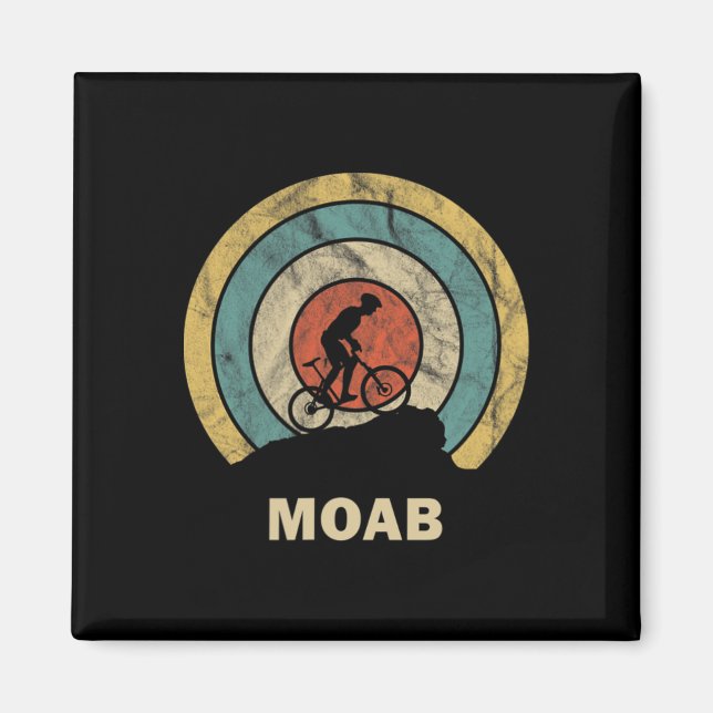 Imã Moab Utah Ciclismo Retro Mtb  (Frente)