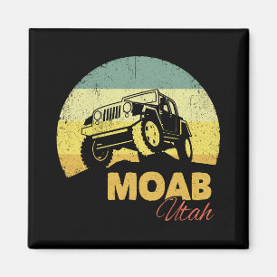 Imã Moab Utah Gift para Off Roading - Utah Souvenir 4x