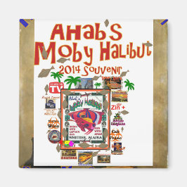 Imã Moby Halibut de Ahab Whittier Alasca