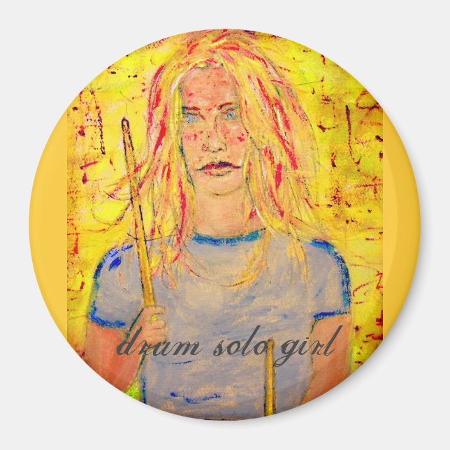 Imã moça a solo de tambor (Frente)