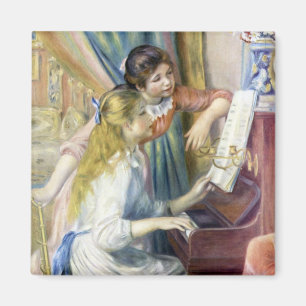 Imã Moças ao Piano por Pierre Renoir
