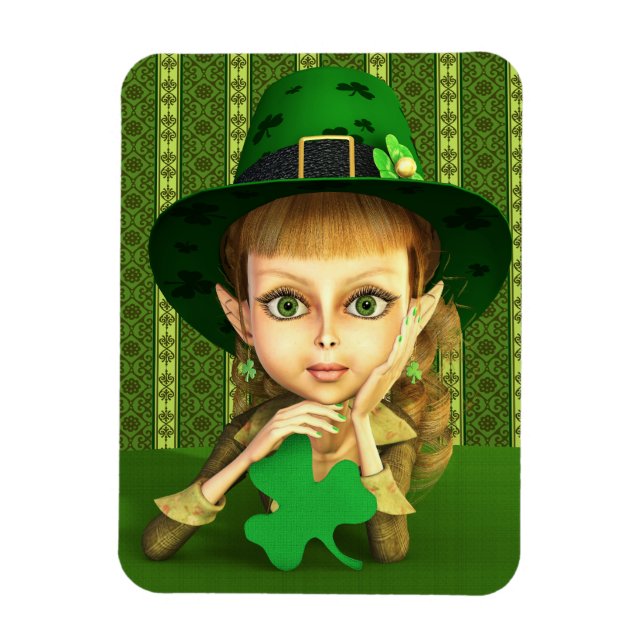 Ímã Moças Flexi Lâmpadas Cujas Leprechaun (Vertical)