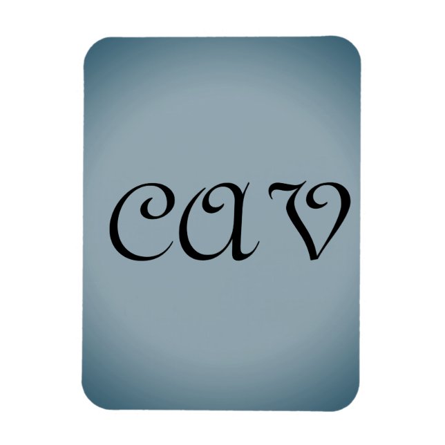 Ímã Mochila com texto desenhado (Vertical)