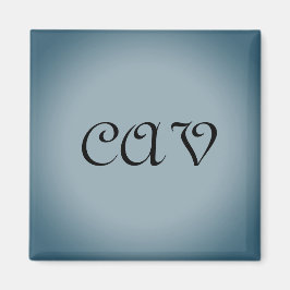 Imã Mochila com texto desenhado