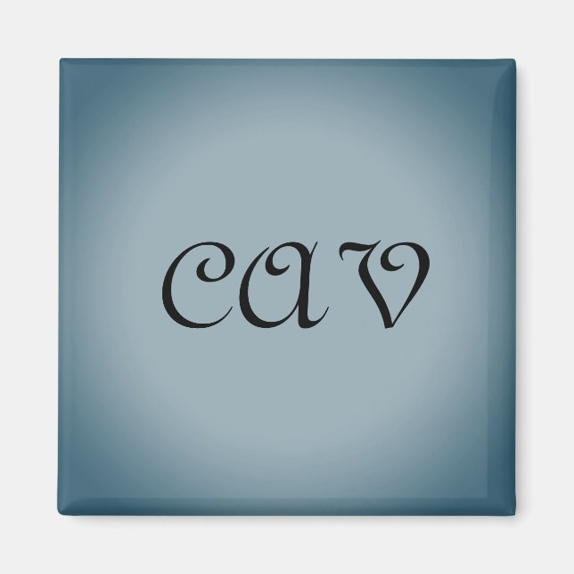 Imã Mochila com texto desenhado (Frente)