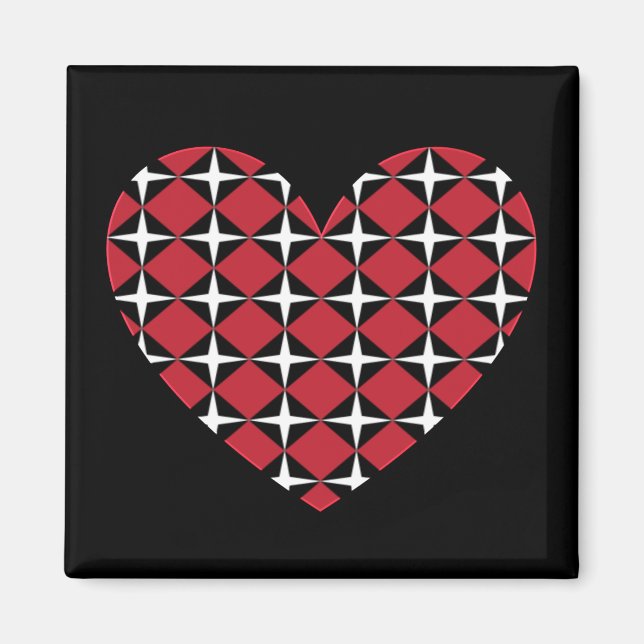 Imã Mod Diamond Heart (Frente)