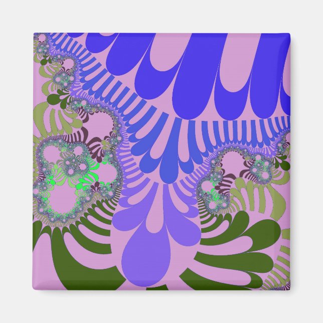 Imã Mod rosa e roxo (Frente)