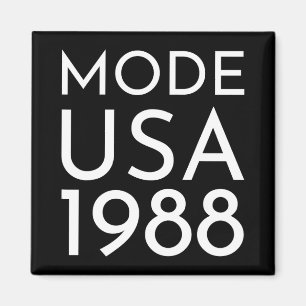 Imã Moda EUA 1988 M Tour