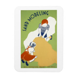 Ímã Modelagem de areia