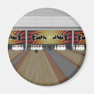 Imã modelo 3D: Pista de bowling: