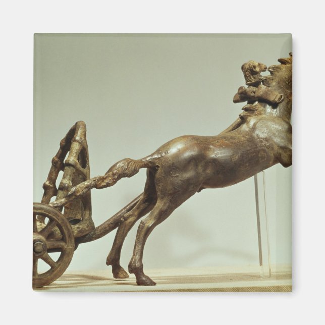 Imã Modelo de carruagem de dois cavalos (Frente)