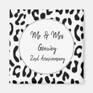 Imã Modelo de Celebração Personalizada de Chita