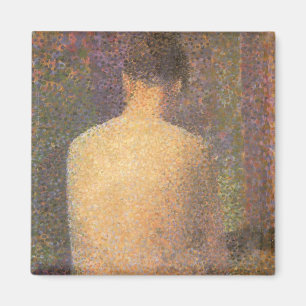 Imã Modelo de de trás por Georges Seurat, arte do