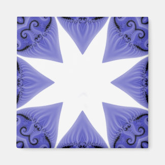 Imã Modelo de estrela azul da seda