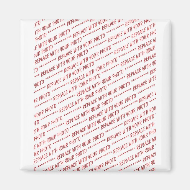 Imã Modelo de Foto 8x10 Específico do Tamanho (Frente)