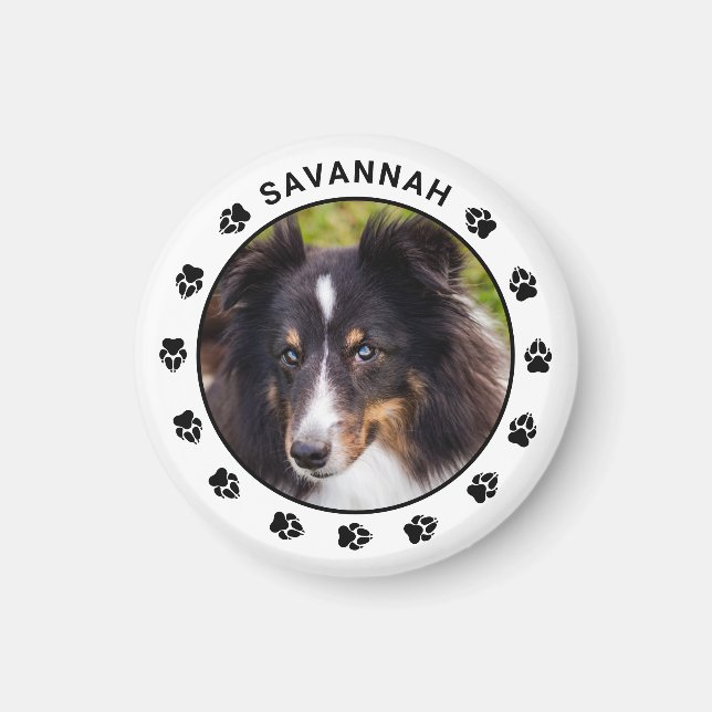 Imã Modelo de Foto de Animal de Estimação Personalizad (Frente)