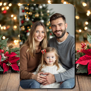 Ímã Modelo de Fotografia da Família Natal 4 x 6