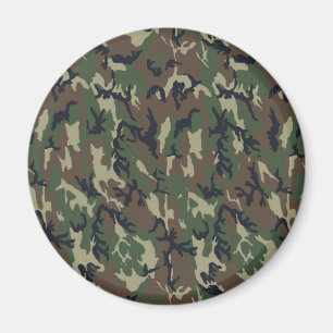 Imã Modelo de Fundo da Camuflagem de Woodland