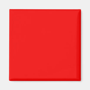 Imã modelo de fundo personalizado do DIY vermelho bril