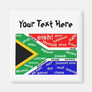 Imã Modelo de Imagem de Slang Sul-Africano
