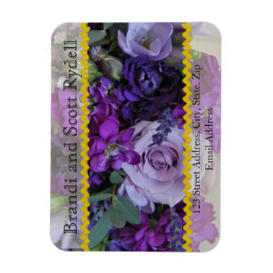 Ímã Modelo de Imagem Personalizada de Favor do Casamen