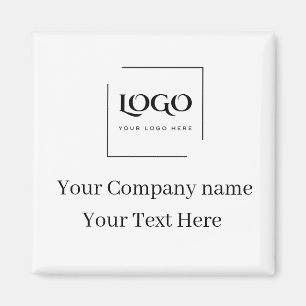 Imã Modelo de logotipo personalizado elegante