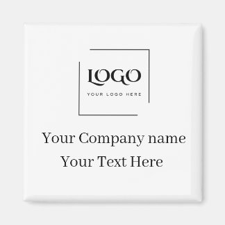 Imã Modelo de logotipo personalizado elegante